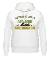 Never Underestimate An Old Man · Sweat à capuche Homme