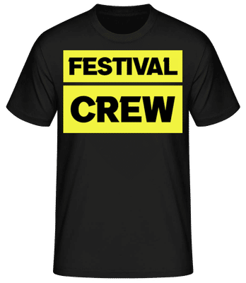 Festival Crew - T-shirt standard Homme - Noir - Devant