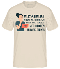 Nicht Mit Idioten Diskutieren · Männer Basic T-Shirt