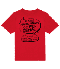 Fière Maman D'un Fils Génial - T-shirt enfants B&C - Rouge - Devant
