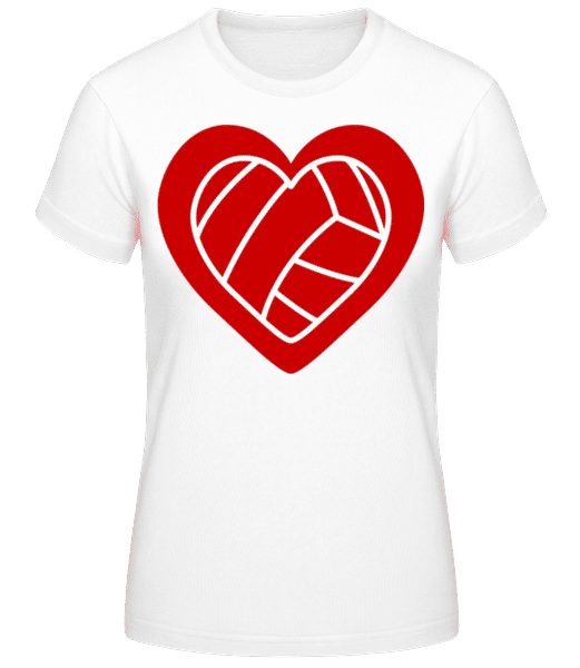 Aperçu: Volleyball Amour - T-shirt standard Femme - Blanc - Devant