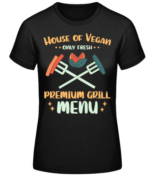 Aperçu: House Of Vegan - T-shirt standard Femme - Noir - Devant
