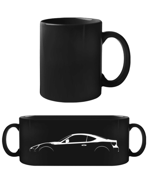 Aperçu: 'Toyota 86 ZN6' Silhouette - Tasse Noire - Noir - Devant