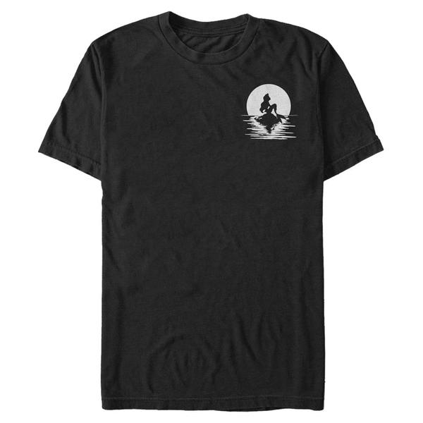 Aperçu: Disney - Ariel La Petite Sirène - Malá mořská víla Mermaid Moon - Homme T-shirt - Noir - Devant