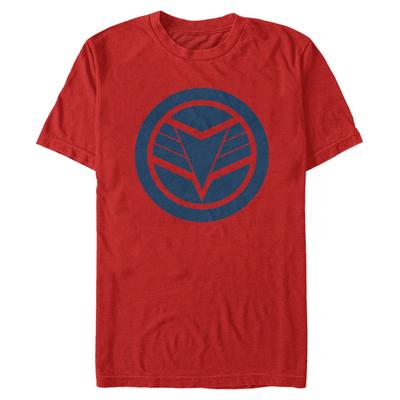 Marvel - Falcon et le soldat de l'hiver - Falcon Blue Shield - Homme T-shirt - Rouge - Devant