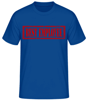 Best Employee Sign - Men's Basic T-Shirt - Royal blue - Front