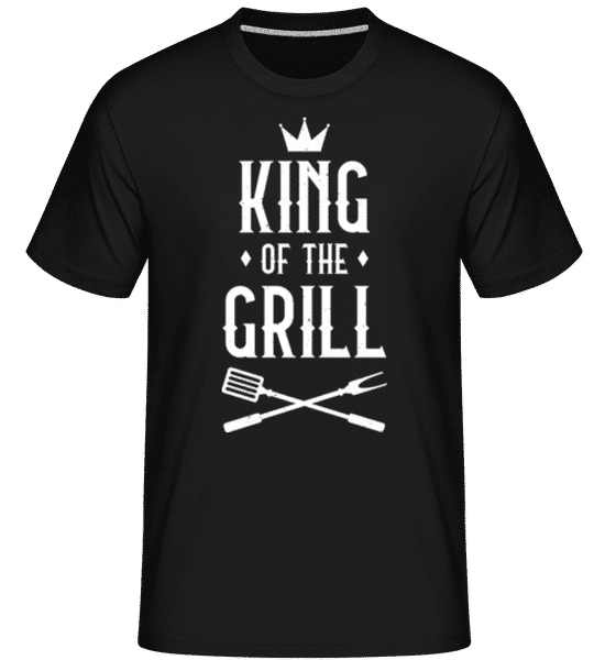 Aperçu: King Of The Grill -  T-Shirt Shirtinator homme - Noir - Devant
