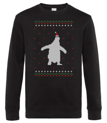 Ugly Penguin - Männer Standard Pullover - Schwarz - Vorne