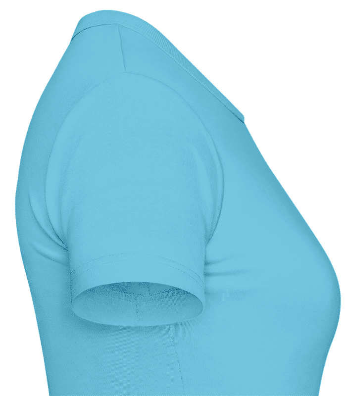 Náhled: My 'Uber' Just Arrived - Dámské basic tričko - Aqua - Pravicový