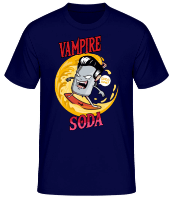 Vampire Soda - Pánske basic tričko - Namornícka modrá - Predné