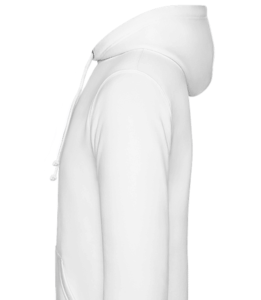 Drapeau mûré Maroc - Sweat à capuche Homme - Blanc - Gauche