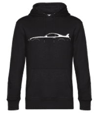 'Toyota Supra A80' Silhouette - Männer Standard Hoodie - Schwarz - Vorne
