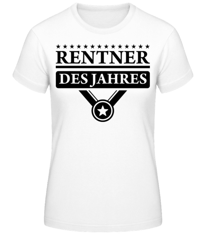 Vorschau: Rentner Des Jahres - Frauen T-Shirt B&C - Weiß - Vorne