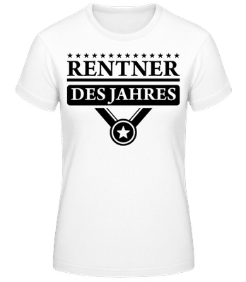 Rentner Des Jahres - Frauen T-Shirt B&C - Weiß - Vorne