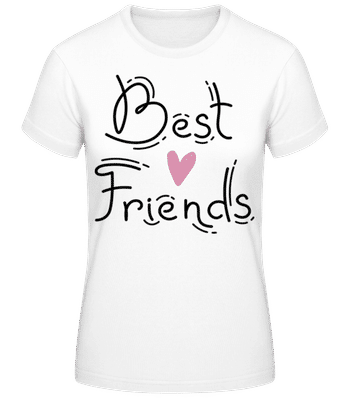 Best Friends - Camiseta básica de mujer - Blanco - delante