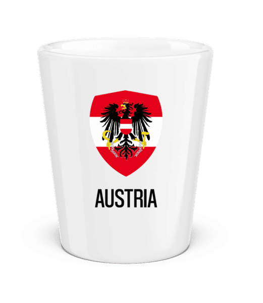 Aperçu: Austria - Verre à shot - Blanc - Devant