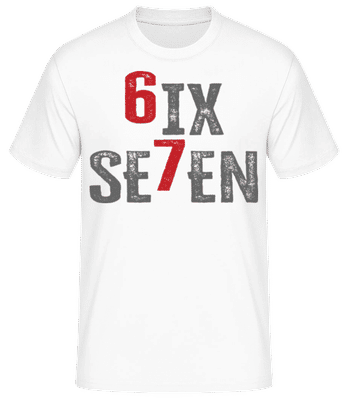 6ix 7even - T-shirt homme B&C - Blanc - Devant