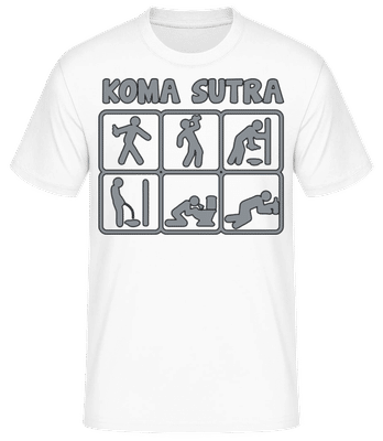 Koma Sutra - Männer Basic T-Shirt - Weiß - Vorne