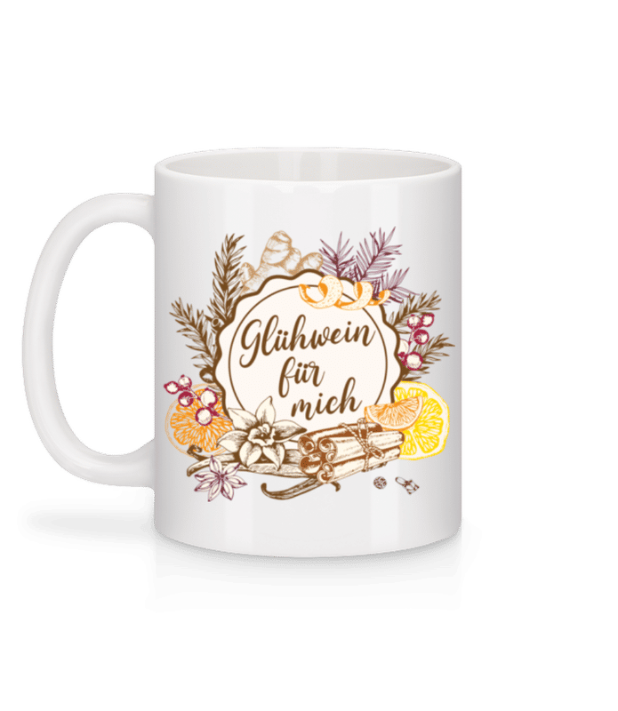 Vorschau: Gluehwein Fuer Mich - Tasse - Weiß - Hinten