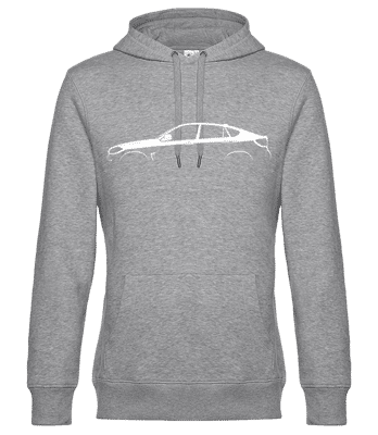 'BMW X6 M (F86)' Silhouette - Männer Standard Hoodie - Grau meliert - Vorne