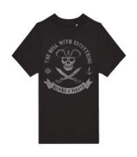 Become A Pirate - T-shirt homme B&C - Noir - Devant