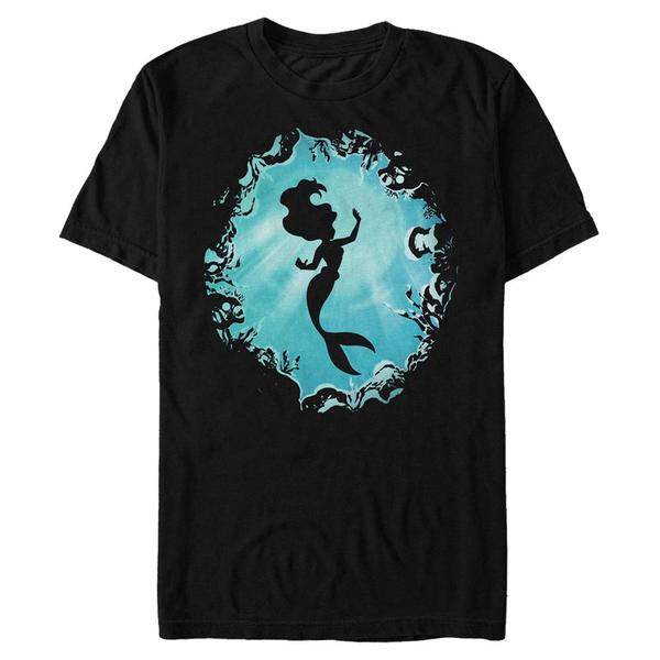 Aperçu: Disney - Ariel La Petite Sirène - Malá mořská víla Grotto - Homme T-shirt - Noir - Devant