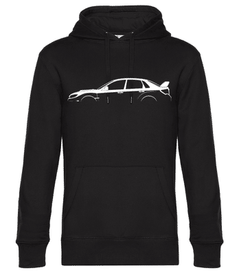 'Subaru Impreza WRX STI GV' Silhouette - Sweat à capuche standard homme - Noir - Devant
