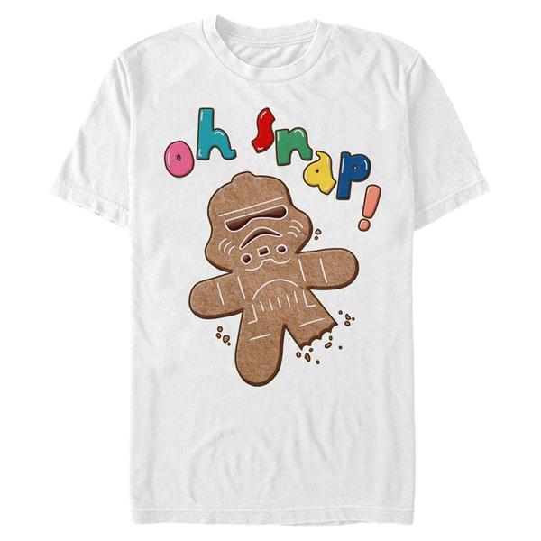 Aperçu: Star Wars - Stormtrooper Storm Trooper Gingerbread - Christmas - Homme T-shirt - Blanc - Devant