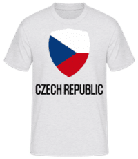 Czech Republic - Men's Basic T-Shirt - Heather grey - Front