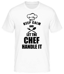 Keep Calm Chef Black · Männer Basic T-Shirt