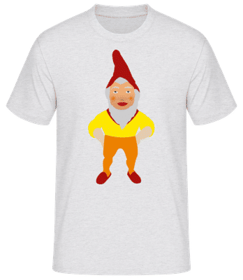 Sweet Garden Gnome - Men's Basic T-Shirt - Heather grey - Front