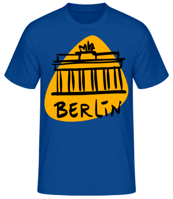 Signe De Berlin - T-shirt standard Homme - Bleu royal - Devant