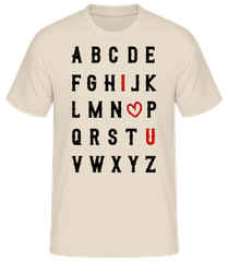 Je T'Aime Alphabet · T-shirt standard Homme