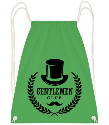 Gentlemen Club - Drawstring Backpack - Kelly green - Vorn