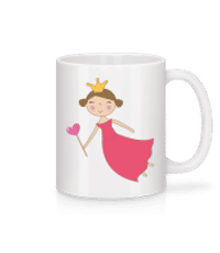 Víla Deti Comic - Keramický hrnček - Biela - Predné