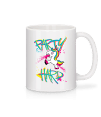Party Hard Unicorn - Taza - Blanco - delante