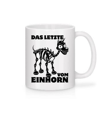 Das Letzte Vom Einhorn - Tasse - Weiß - Vorne