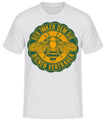 Der Imker dem die Bienen vertrauen · Männer Basic T-Shirt