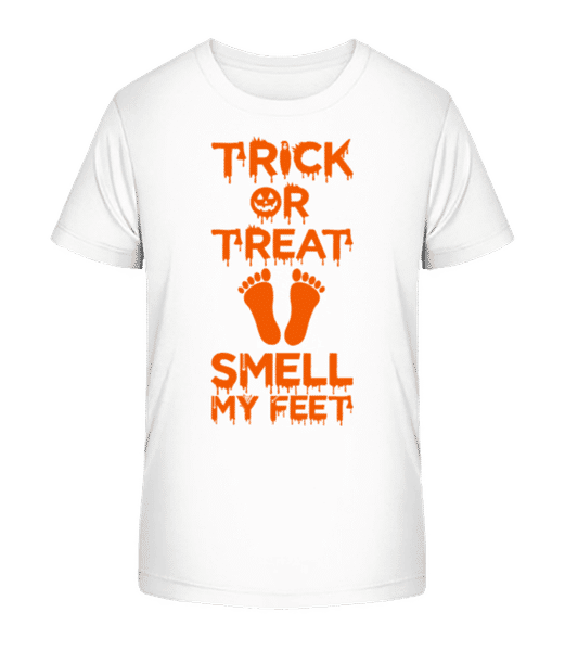 Aperçu: Trick Or Treat, Smell My Feet - T-shirt bio Enfant Stanley Stella 2.0 - Blanc - Devant