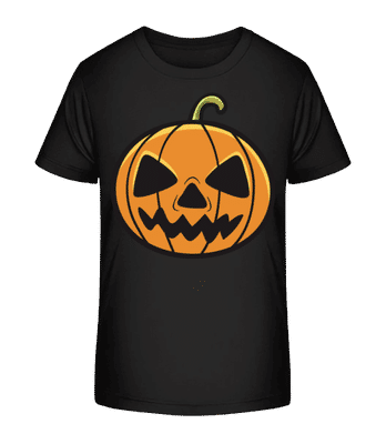 Citrouille D'Halloween - T-shirt bio Enfant Stanley Stella 2.0 - Noir - Devant