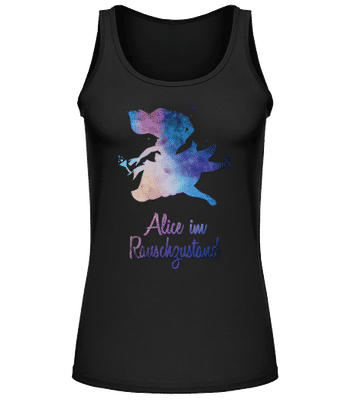 Alice Im Rauschzustand - Frauen Tank Top - Schwarz - Vorne