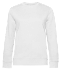Frauen Standard Pullover - Weiß - Vorne