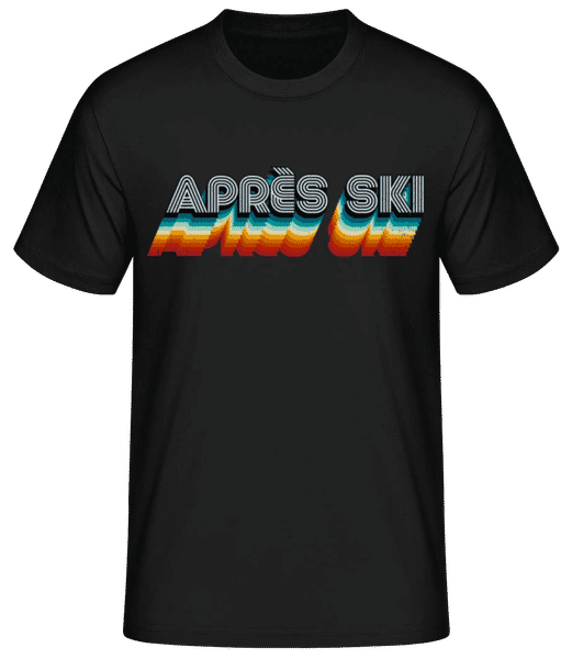 Preview: Après Ski - Men's Basic T-Shirt - Black - Front