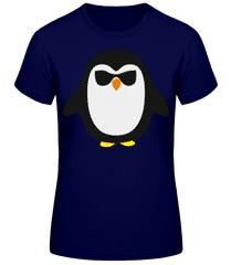 Cooler Pinguin Schwarze Brille · Frauen T-Shirt B&C