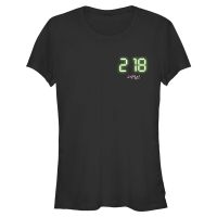 Netflix - El juego del calamar - Logo Two Eighteen - Mujeres Camiseta - Negro - delante