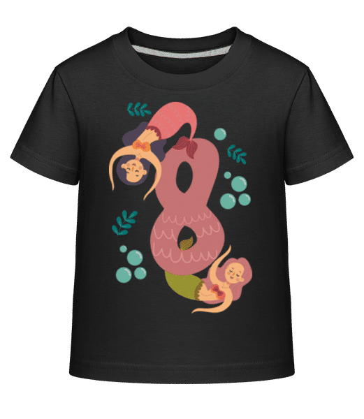 Aperçu: Sirènes 8 - T-shirt shirtinator Enfant - Noir - Devant