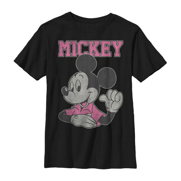 Aperçu: Disney Classics - Mickey Mouse - Mickey Jumbo - Enfant T-shirt - Noir - Devant