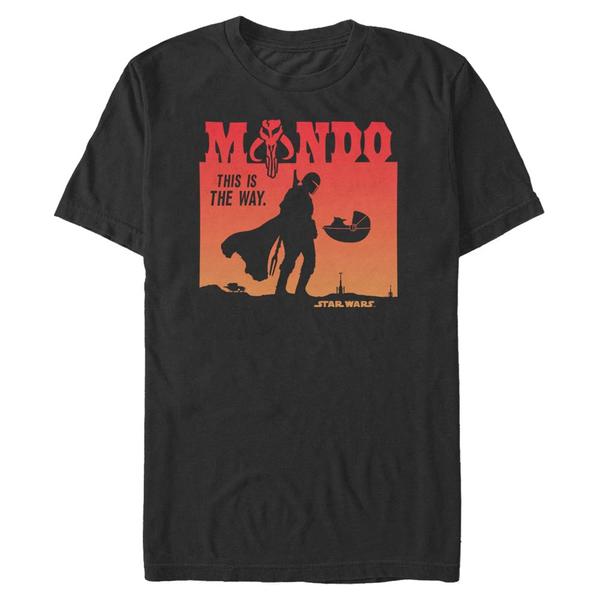 Aperçu: Star Wars - The Mandalorian - Mandalorian High Noon - Homme T-shirt - Noir - Devant