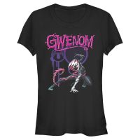 Marvel - Spider-Gwen Gwenom And Icon - Frauen T-Shirt - Schwarz - Vorne