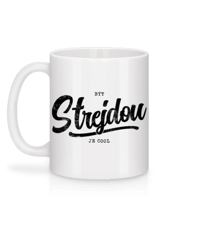 Být Strjdou Je Cool - Keramický hrnek - Bílá - Vzadu